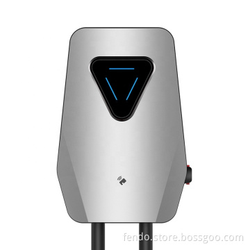 Easy-Installing 32A 7.5KW Electric Car Charging Station with LED Screen